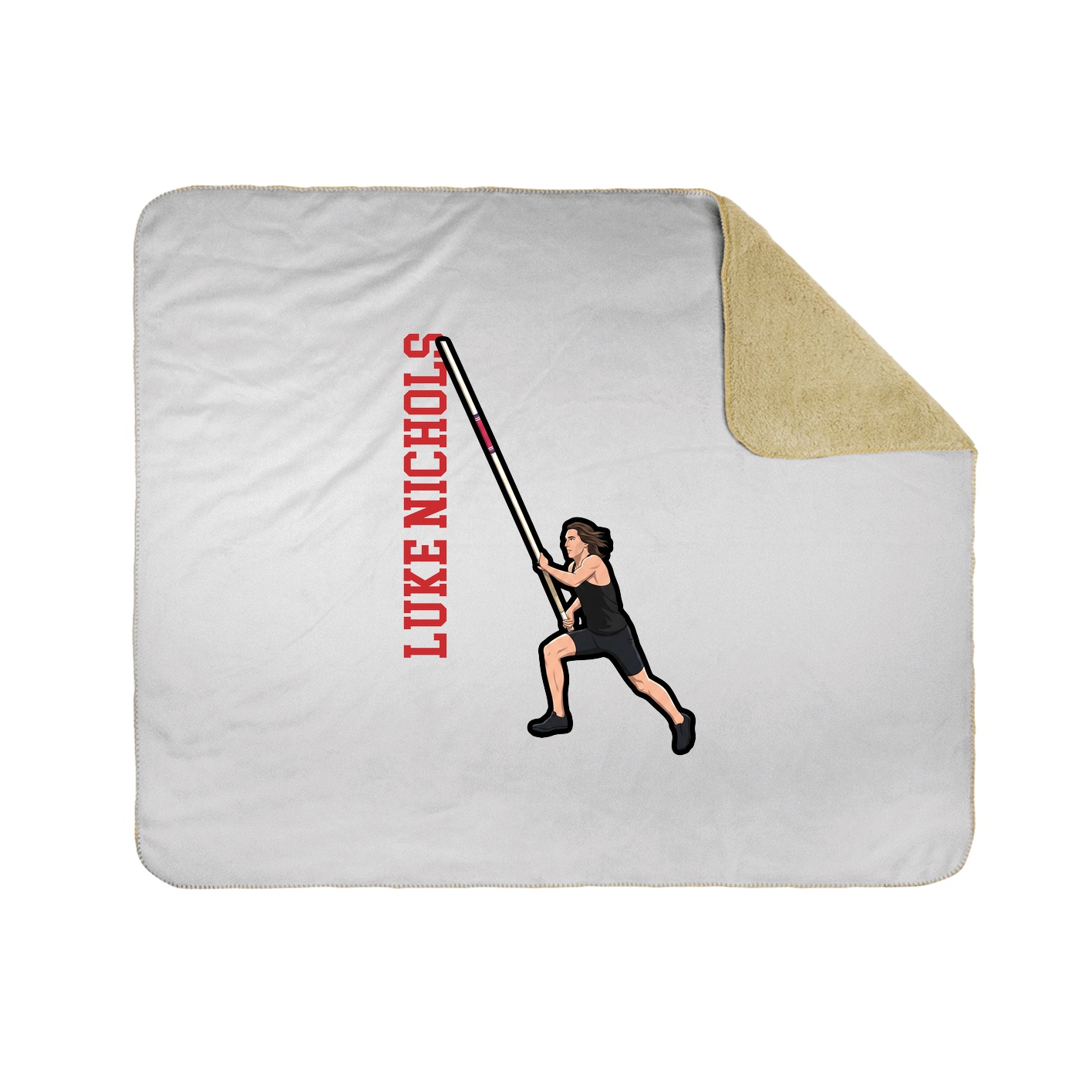 50x60 Sherpa Lined Throw Blanket