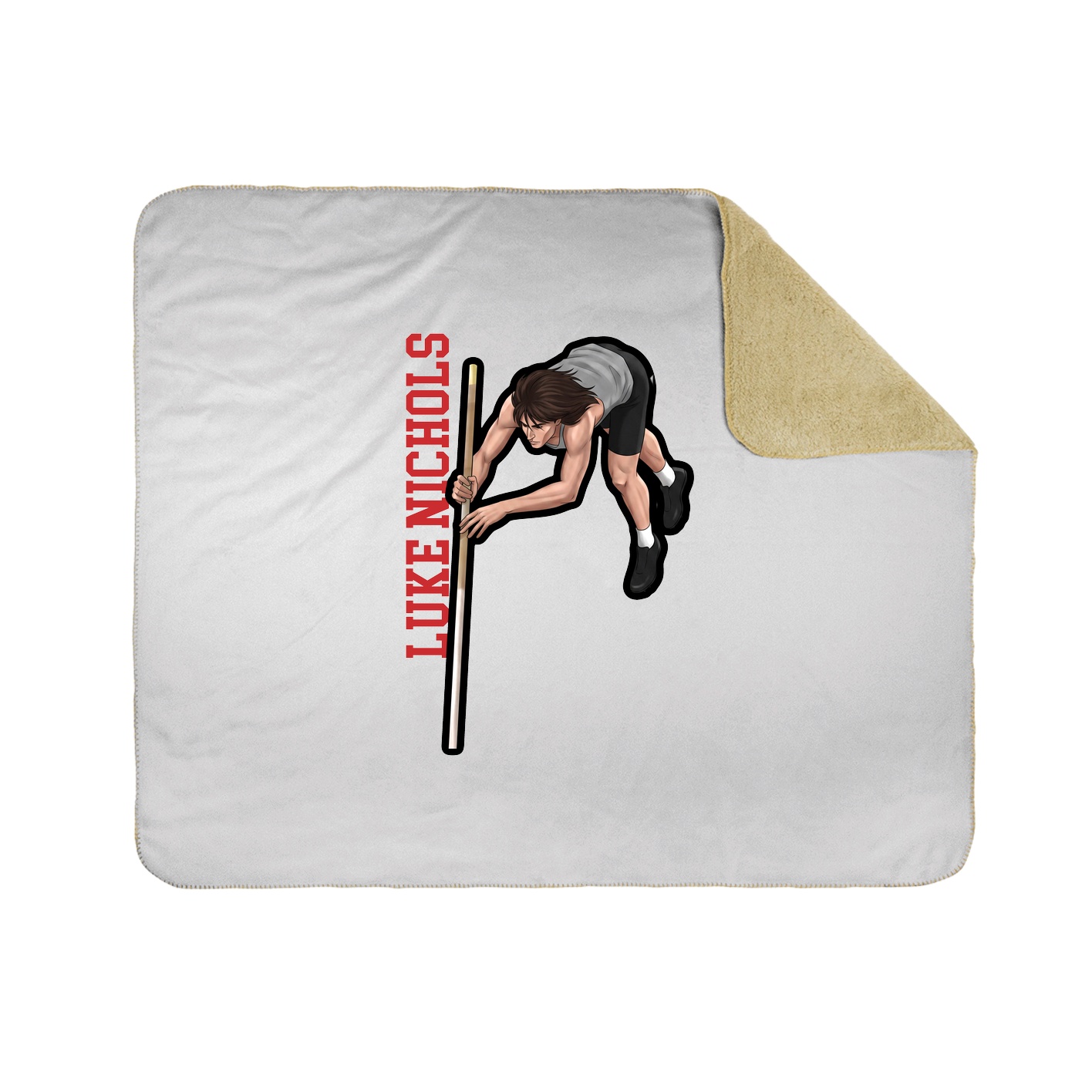 50x60 Sherpa Lined Throw Blanket