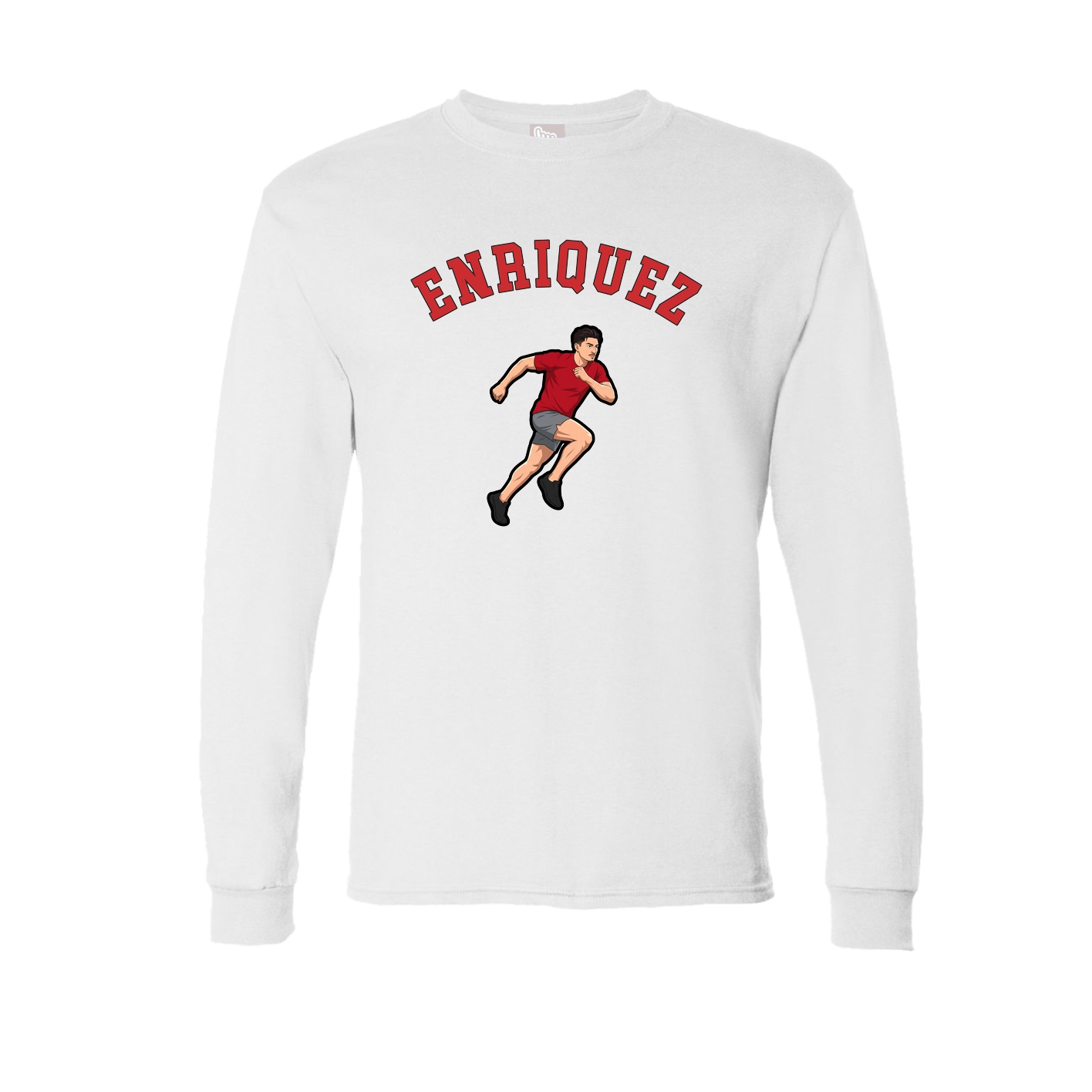 Long Sleeve Tee — Shirsey Arch in White