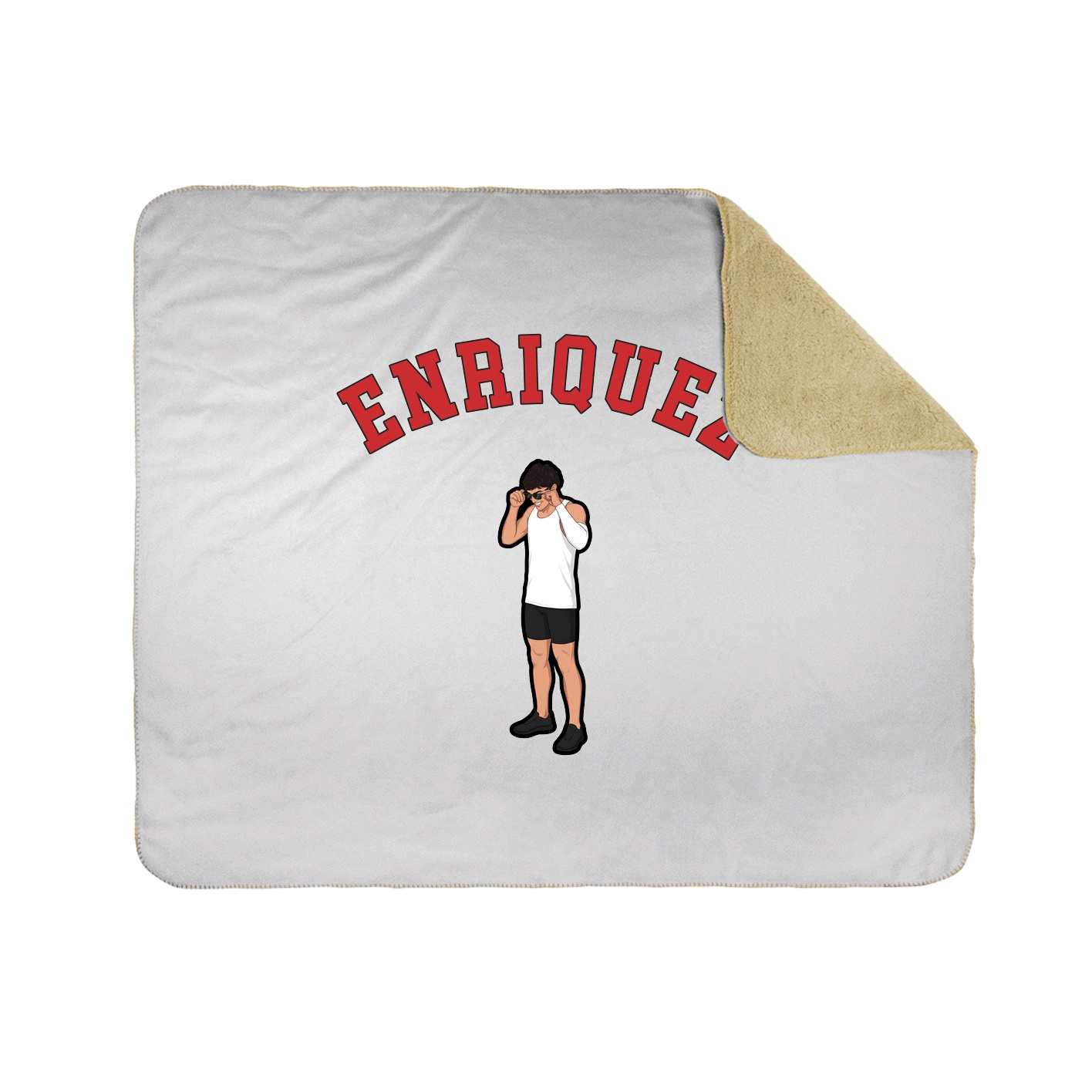 50x60 Sherpa Lined Throw Blanket