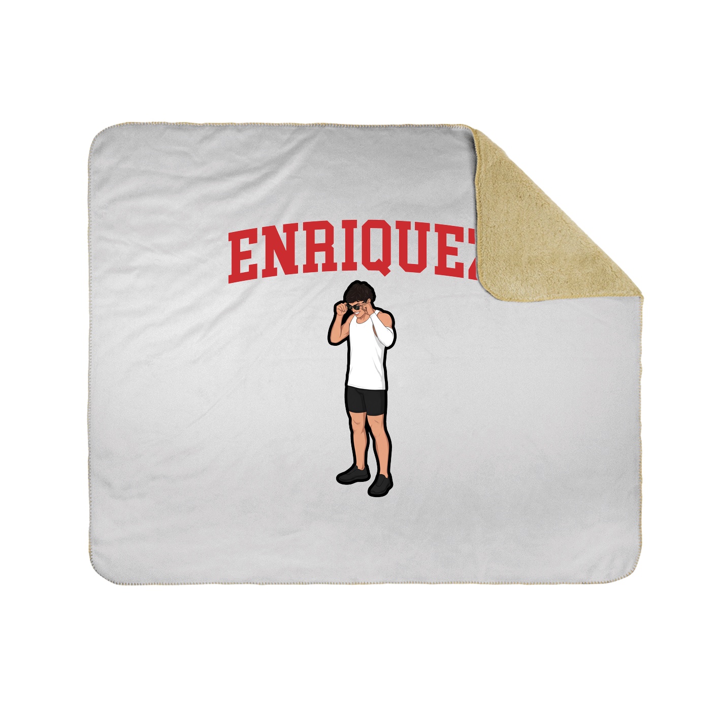 50x60 Sherpa Lined Throw Blanket