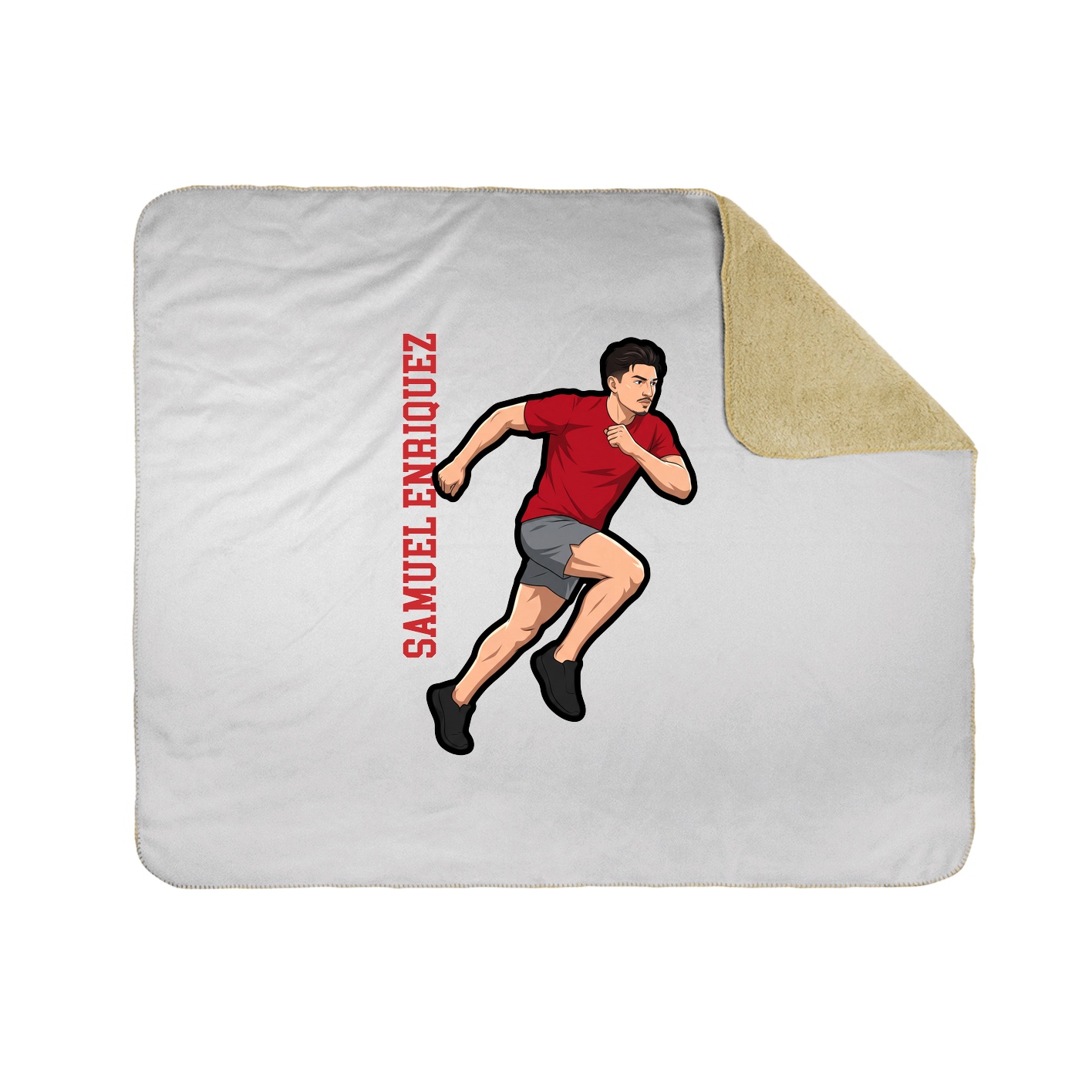 50x60 Sherpa Lined Throw Blanket