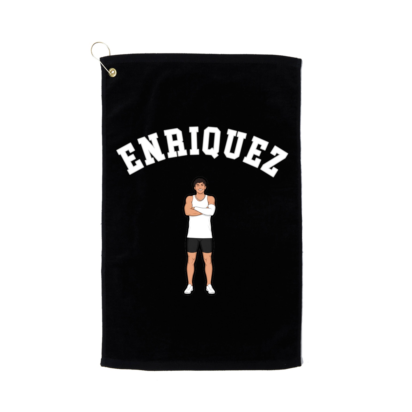 Golf Towel — Shirsey Arch in Black