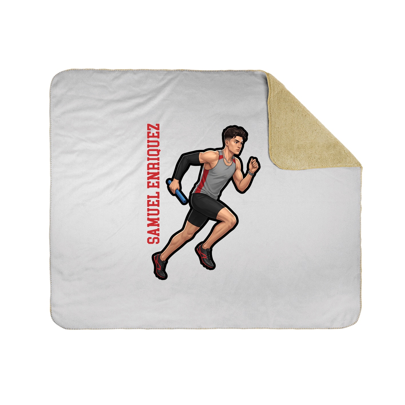 50x60 Sherpa Lined Throw Blanket