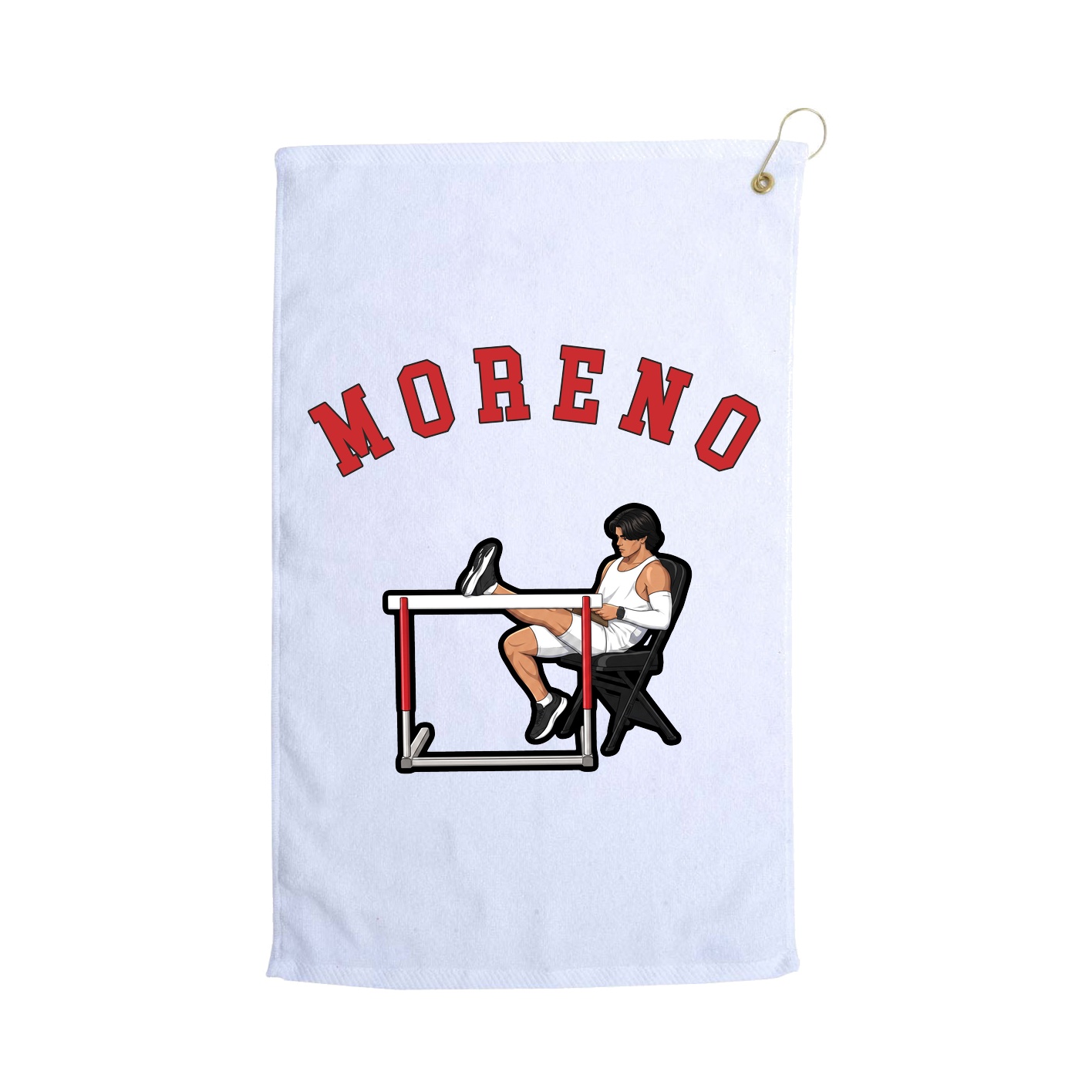 Golf Towel — Shirsey Arch in White