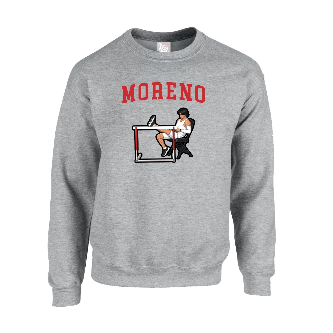 Fleece Crew — Shirsey in Grey