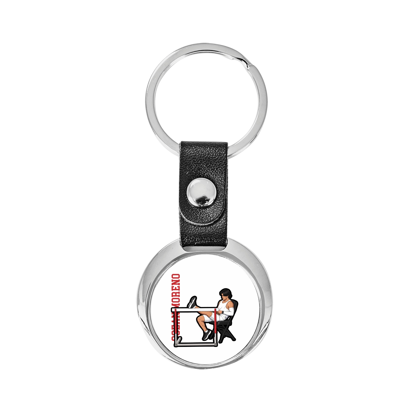 Key Chain — Name Vertical in Classic