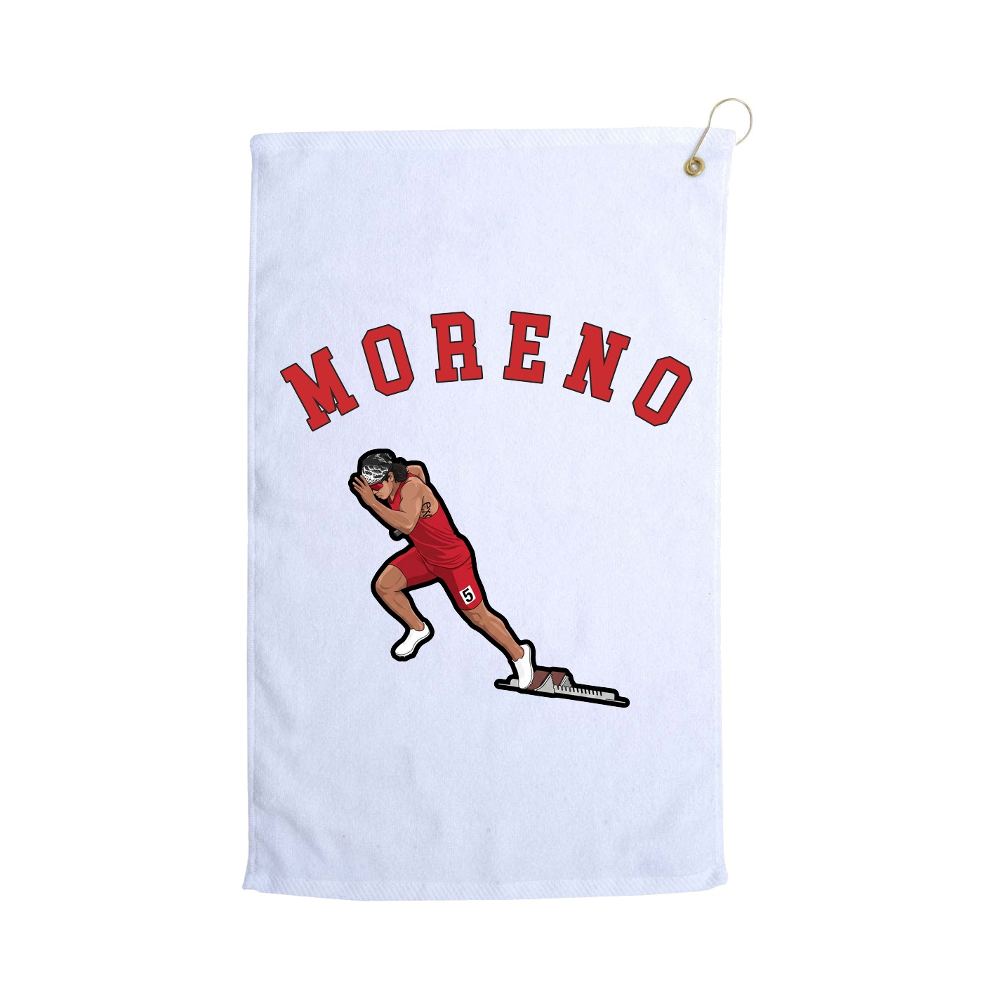 Golf Towel — Shirsey Arch in White