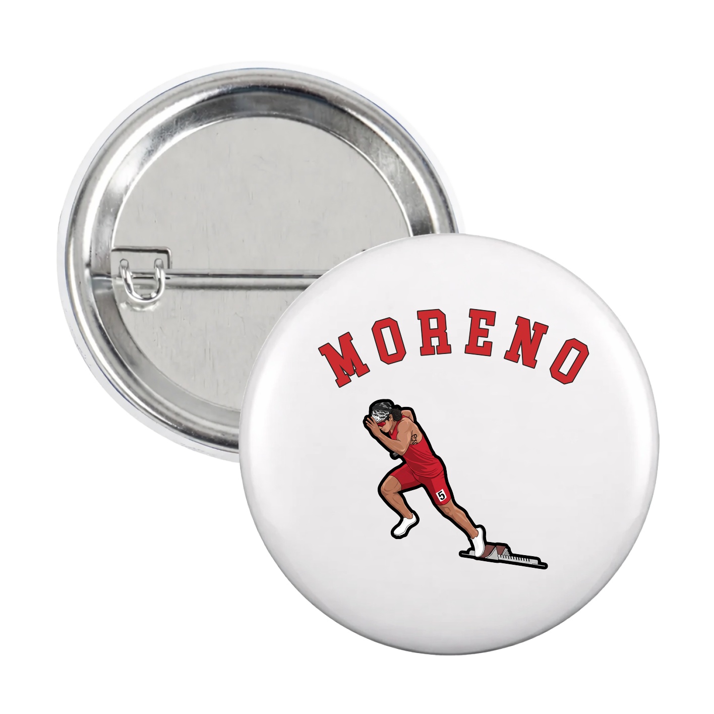 Game Day Button — Shirsey Arch in White