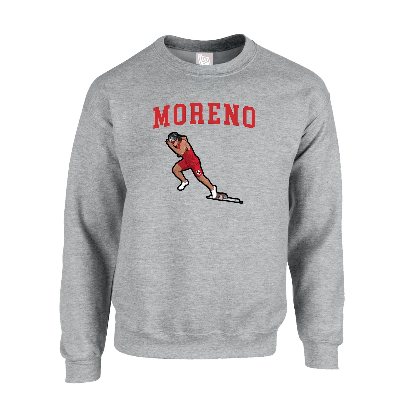 Fleece Crew — Shirsey in Grey