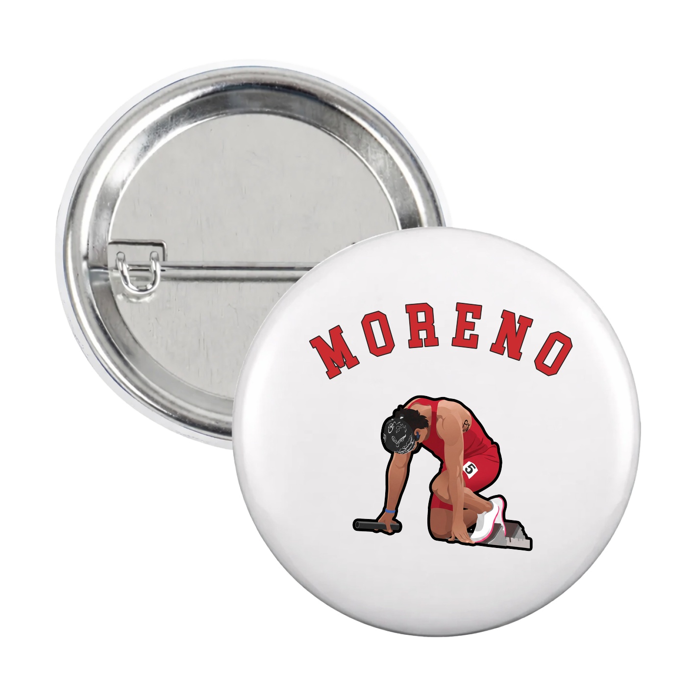 Game Day Button — Shirsey Arch in White