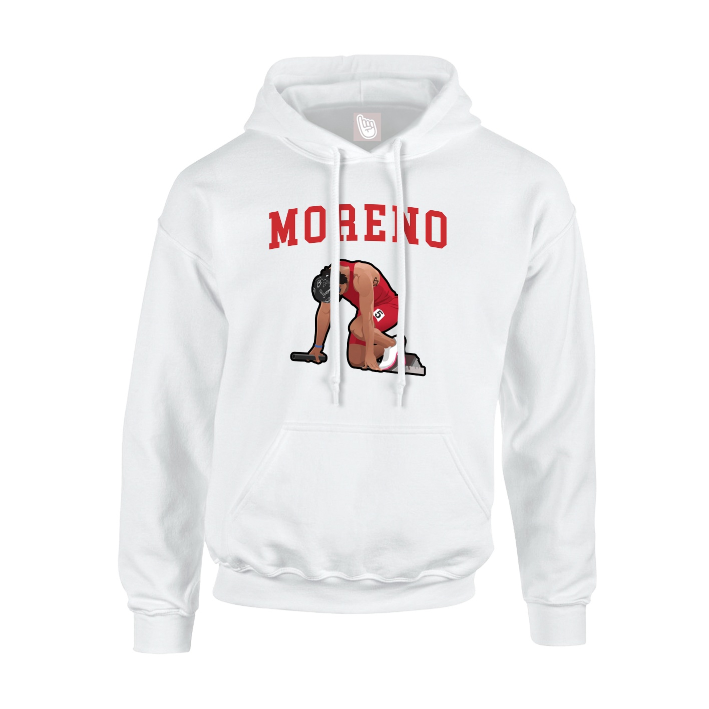 Hoodie — Shirsey in White