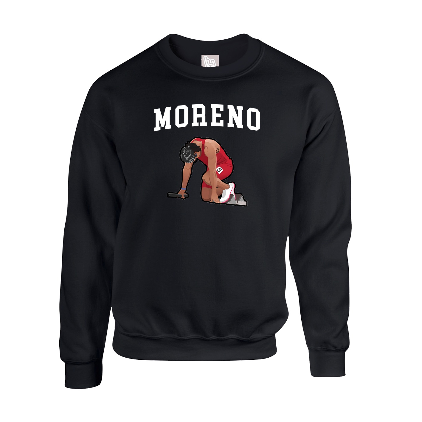 Fleece Crew — Shirsey in Black