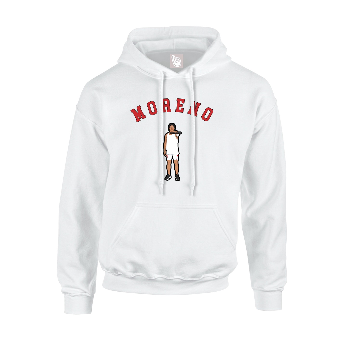 Hoodie — Shirsey Arch in White