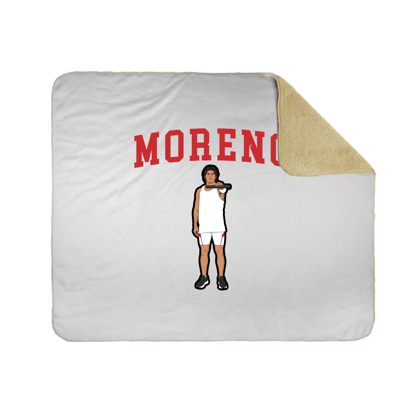 Throw Blanket — Shirsey in White