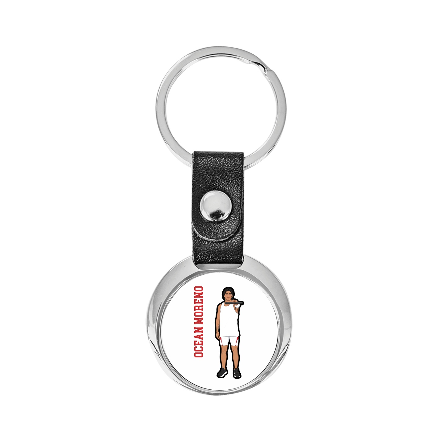 Key Chain — Name Vertical in Classic