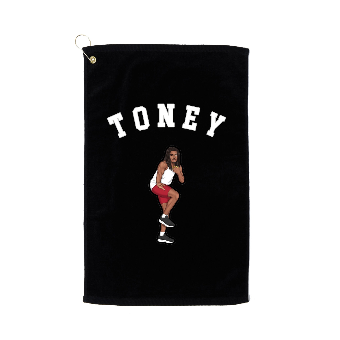 Golf Towel — Shirsey Arch in Black