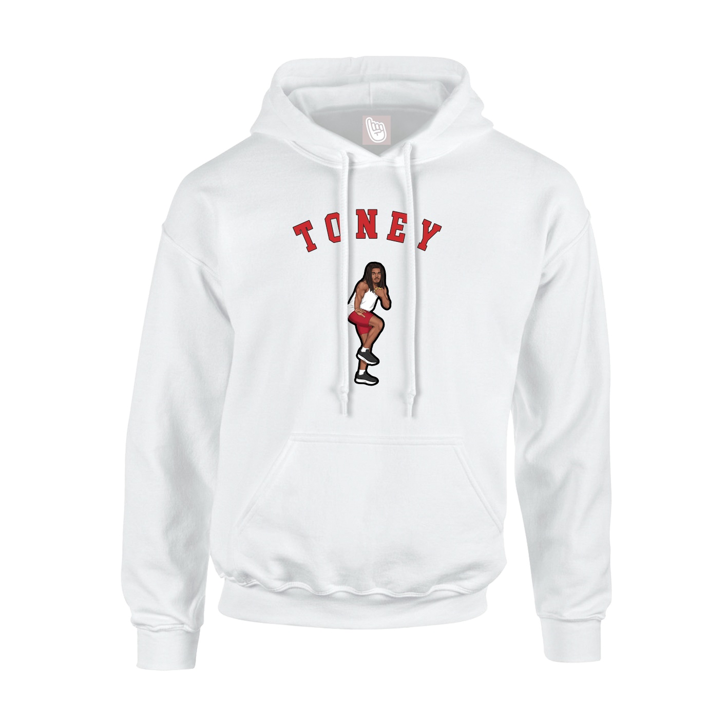 Hoodie — Shirsey Arch in White