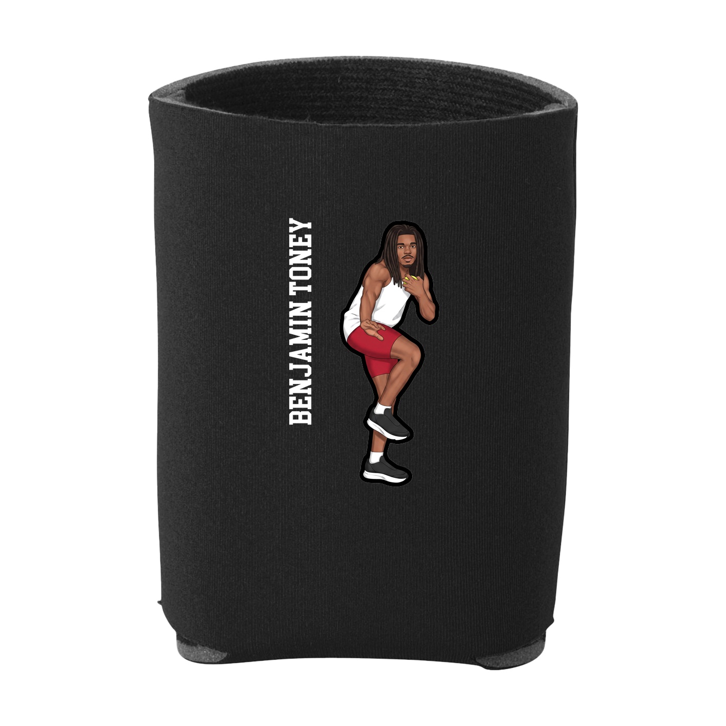 Can Holder — Name Vertical in Black