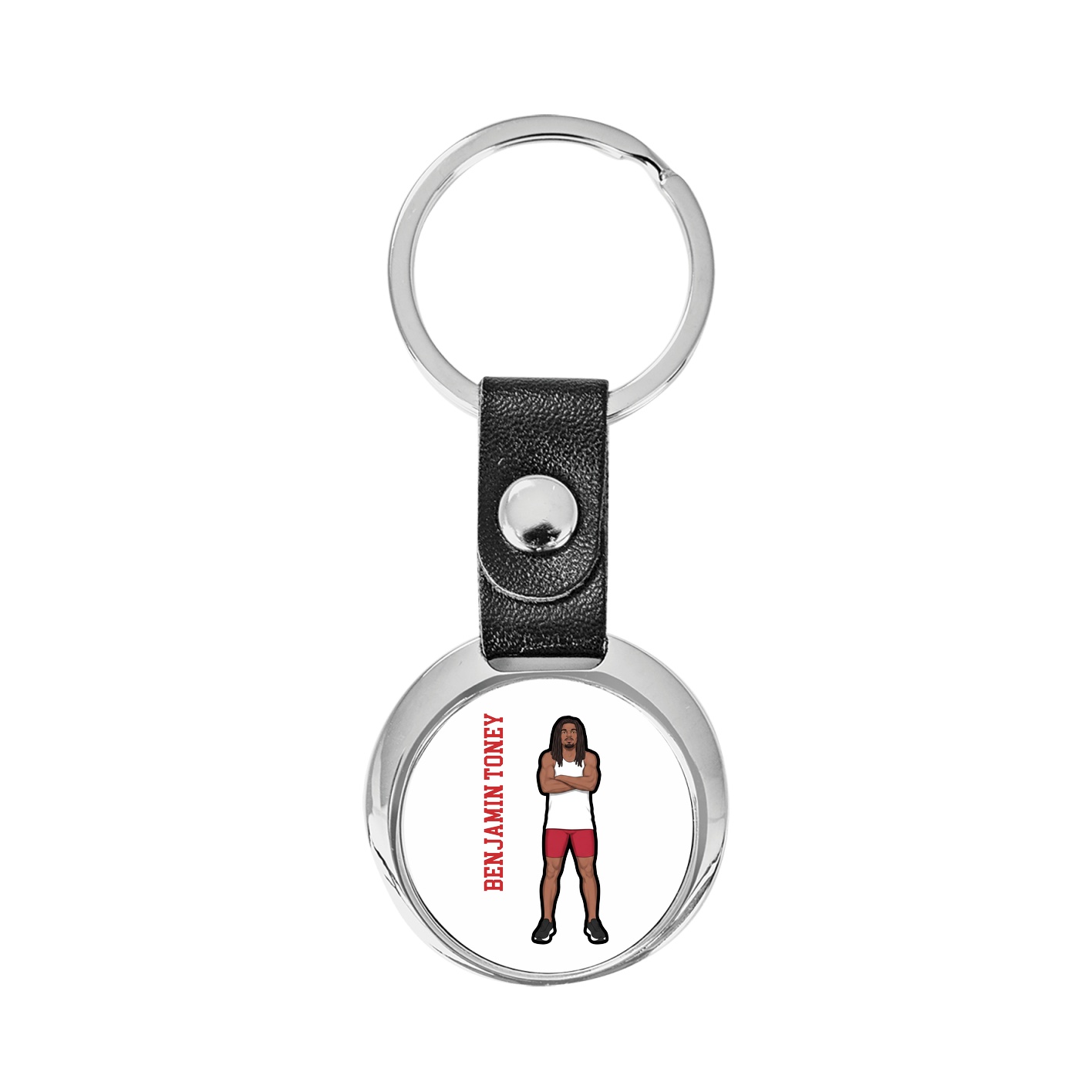 Key Chain — Name Vertical in Classic