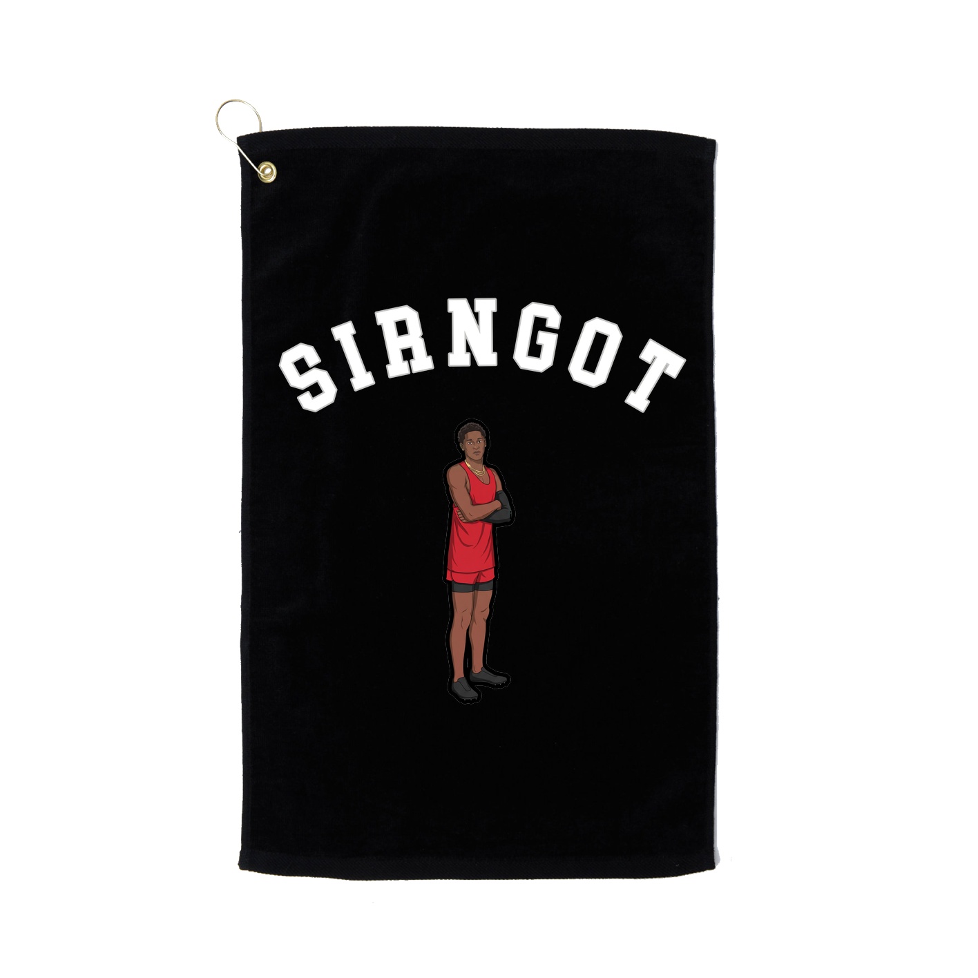 Golf Towel — Shirsey Arch in Black