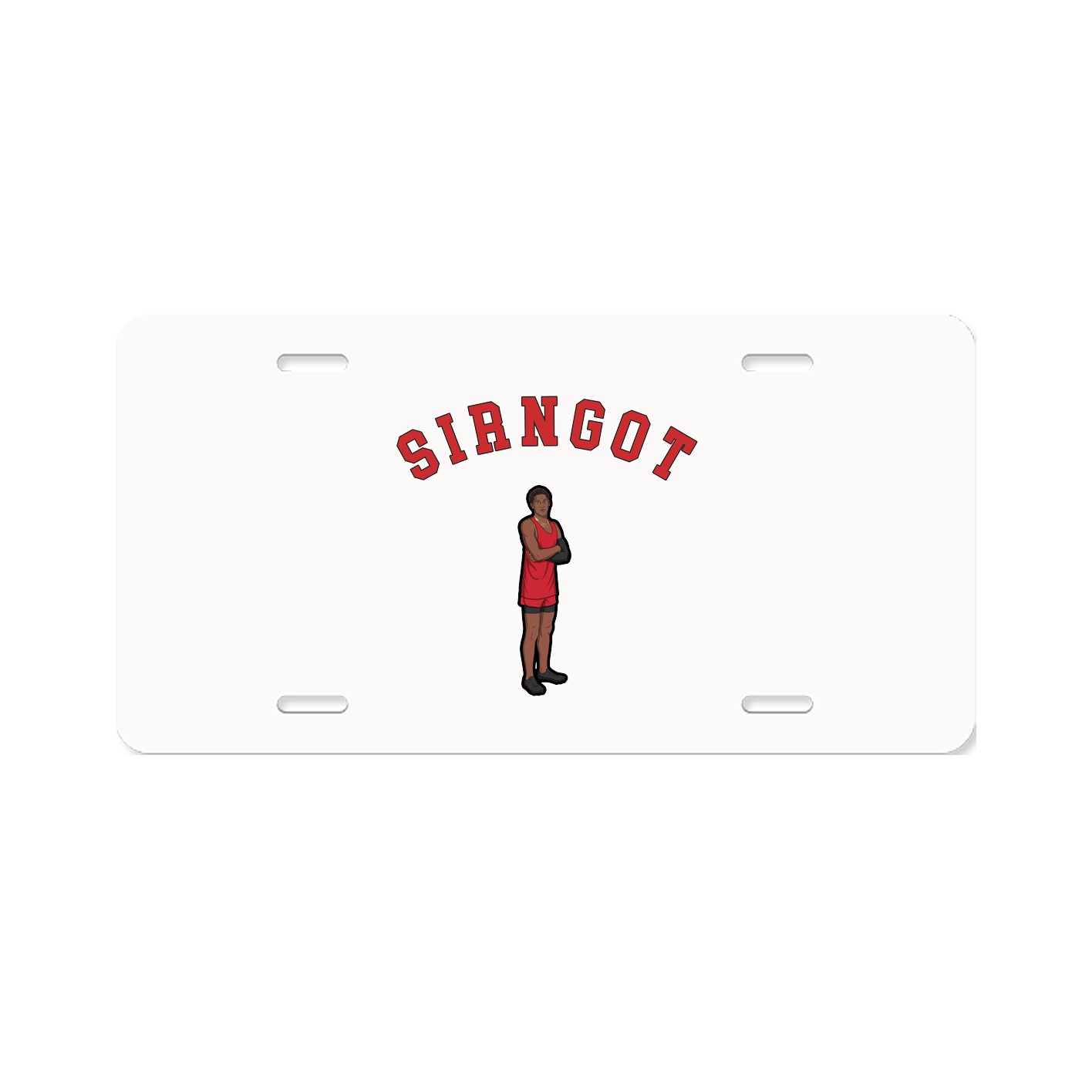 License Plate — Shirsey Arch in Classic