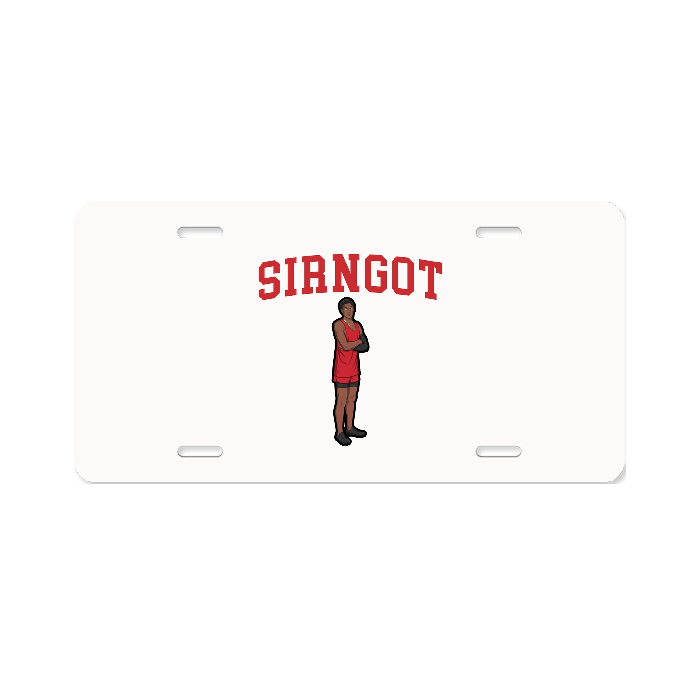 License Plate — Shirsey in Classic