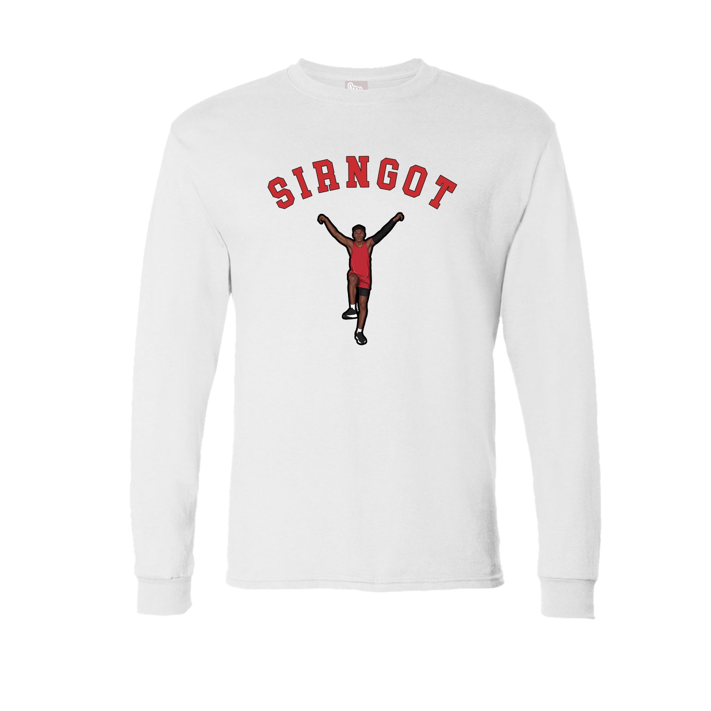 Long Sleeve Tee — Shirsey Arch in White