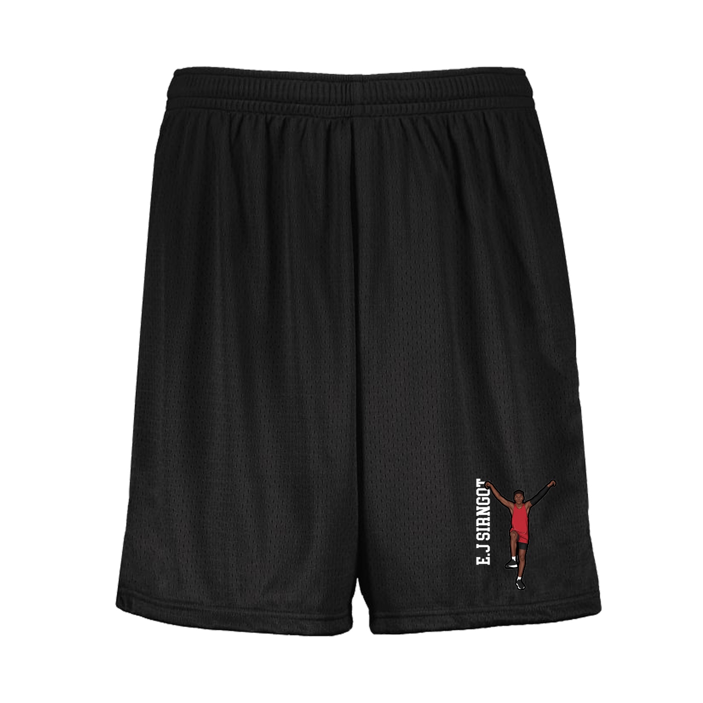 Shorts — Name Vertical in Black