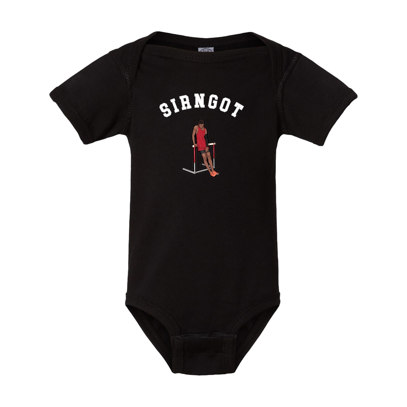 Baby Onesie — Shirsey Arch in Black