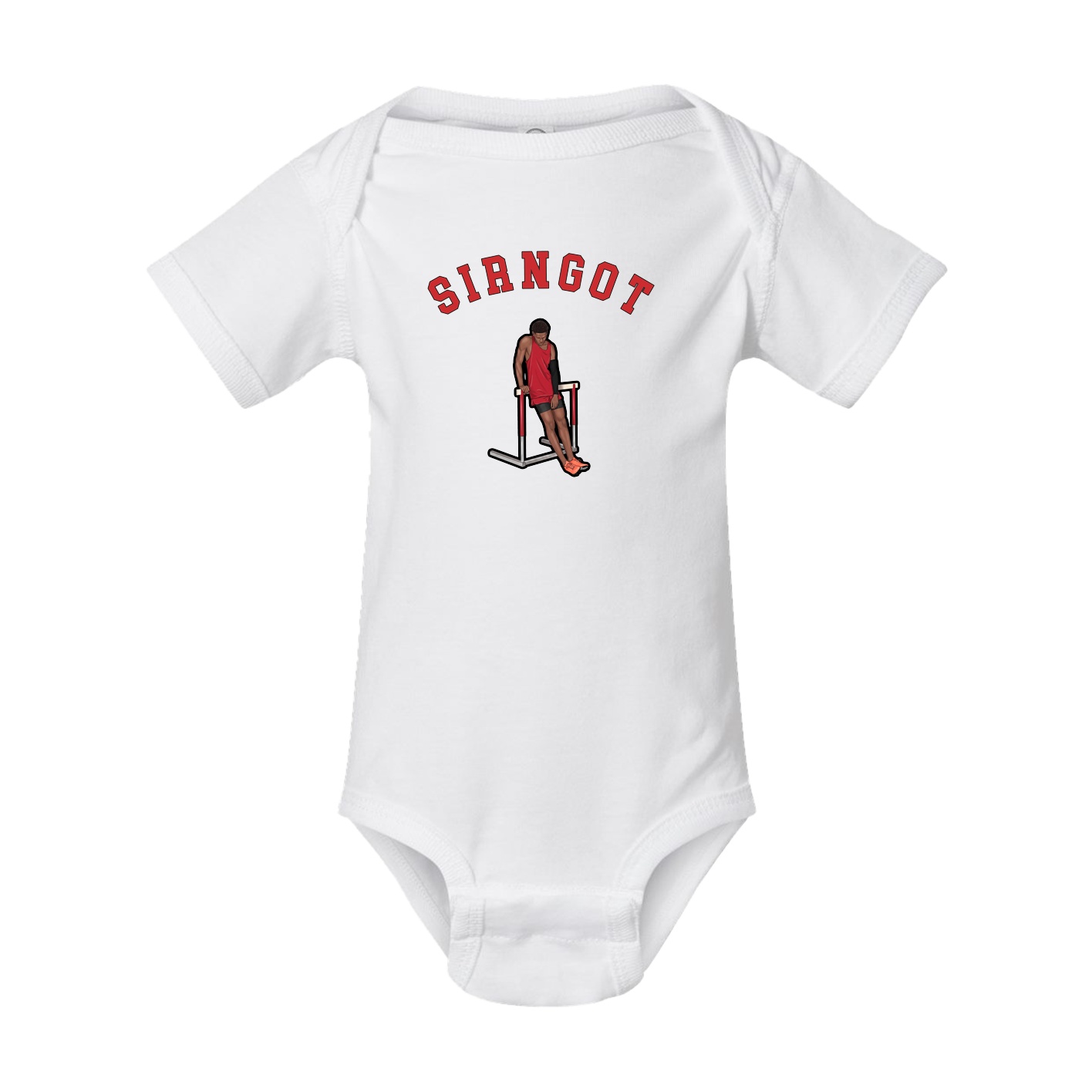 Baby Onesie — Shirsey Arch in White