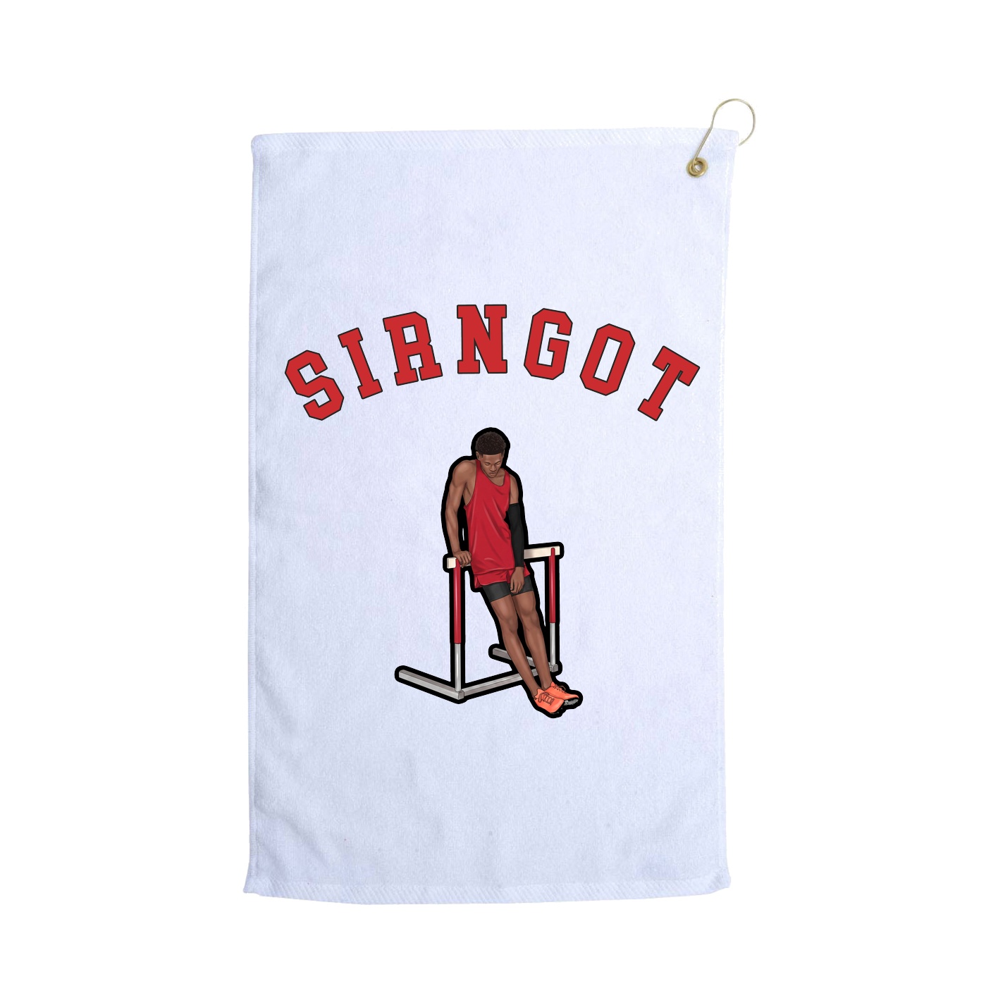Golf Towel — Shirsey Arch in White