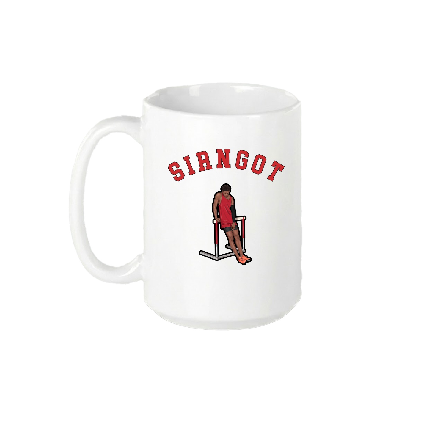 15oz Coffee Mug — Shirsey Arch in White
