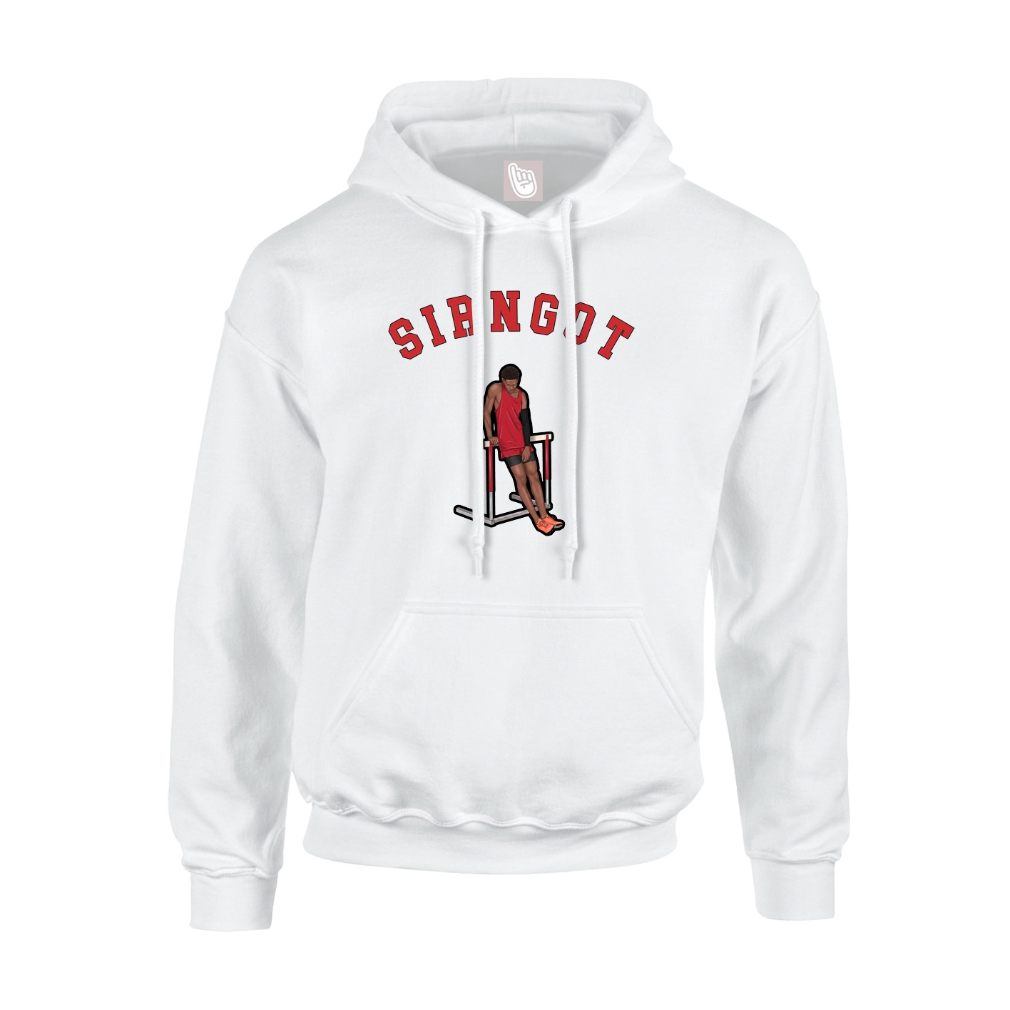 Hoodie — Shirsey Arch in White