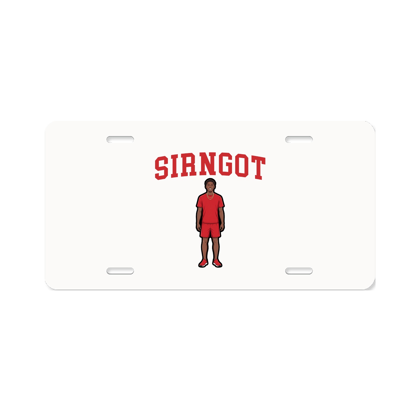 License Plate — Shirsey in Classic