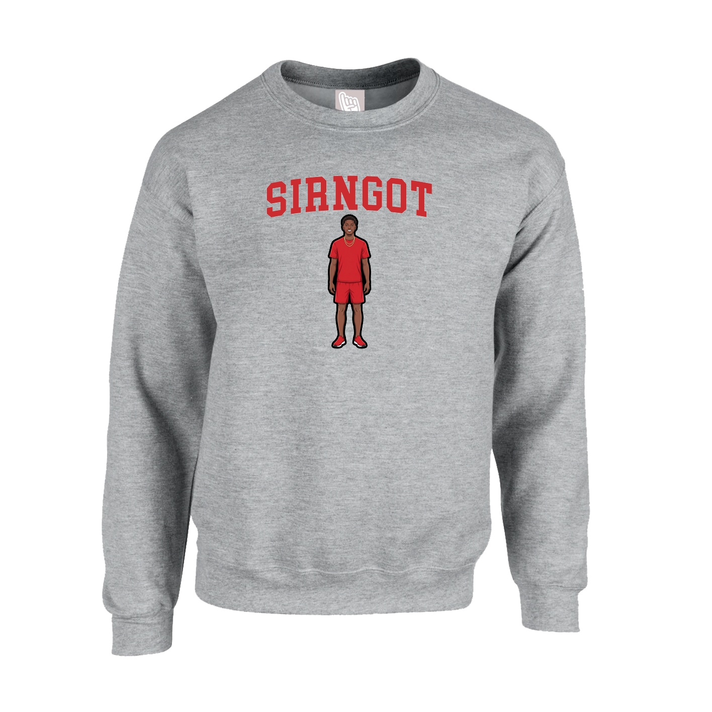 Fleece Crew — Shirsey in Grey