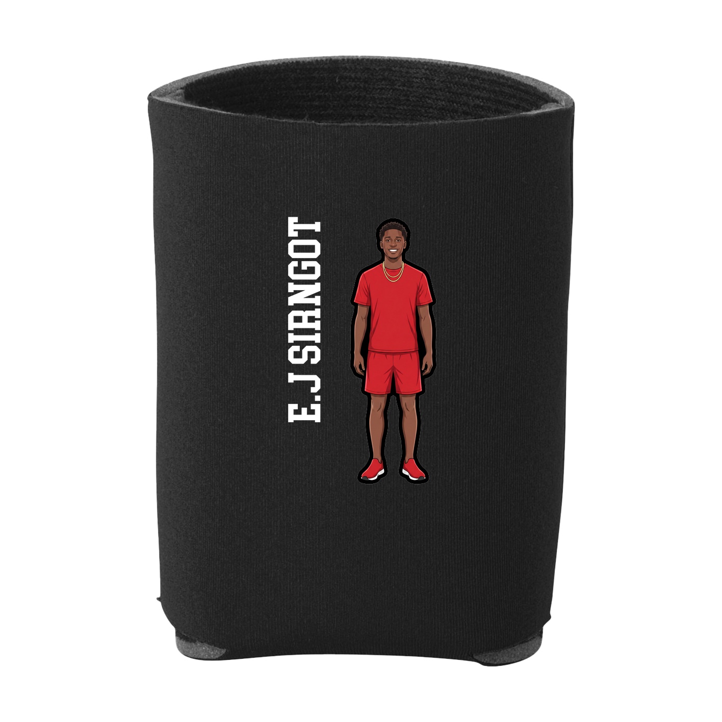 Can Holder — Name Vertical in Black