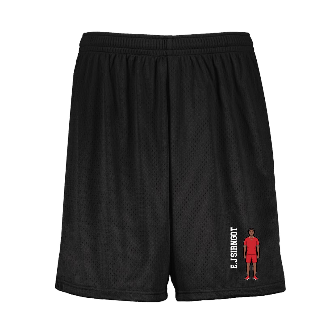 Shorts — Name Vertical in Black