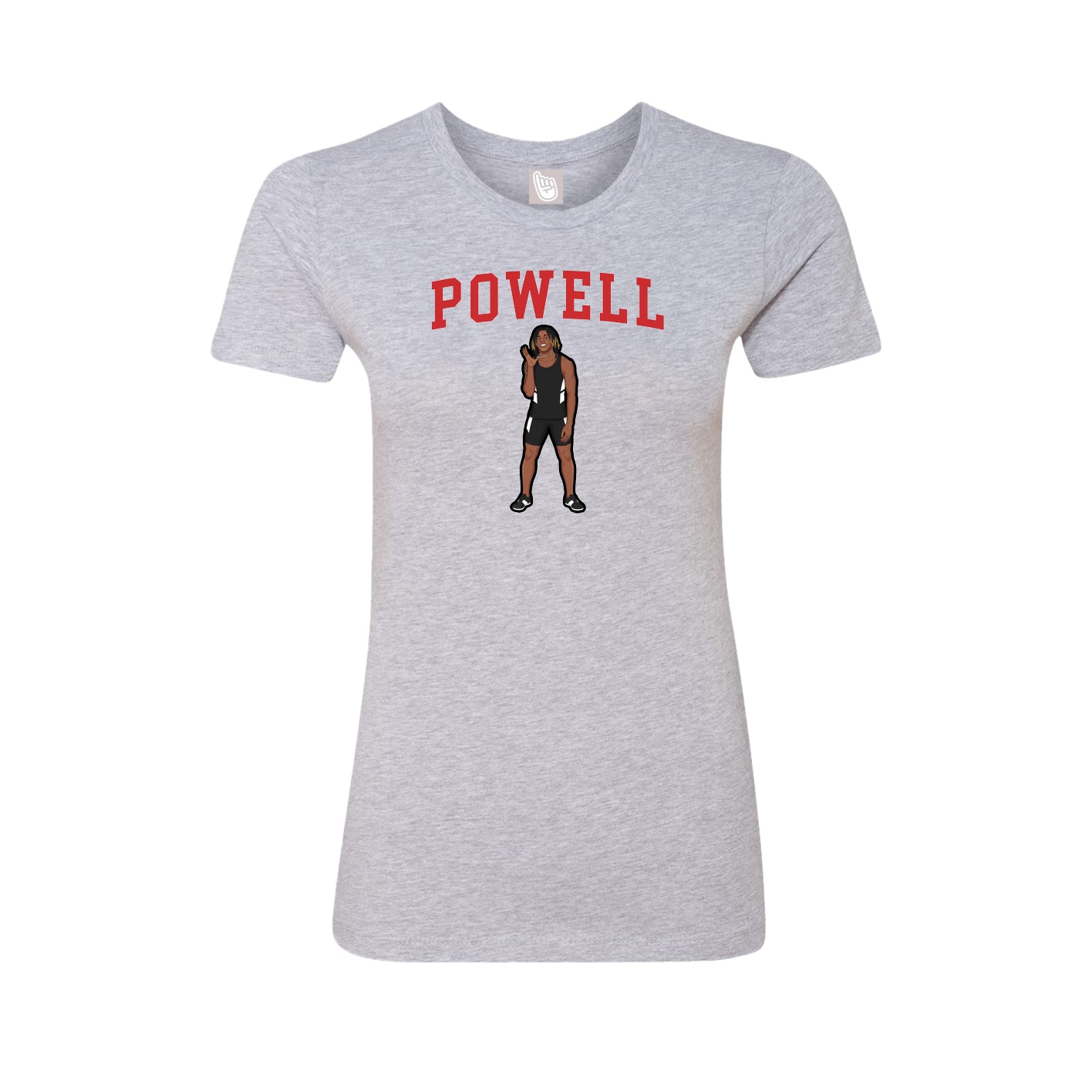 Fitted Women's Tee — Shirsey in Grey