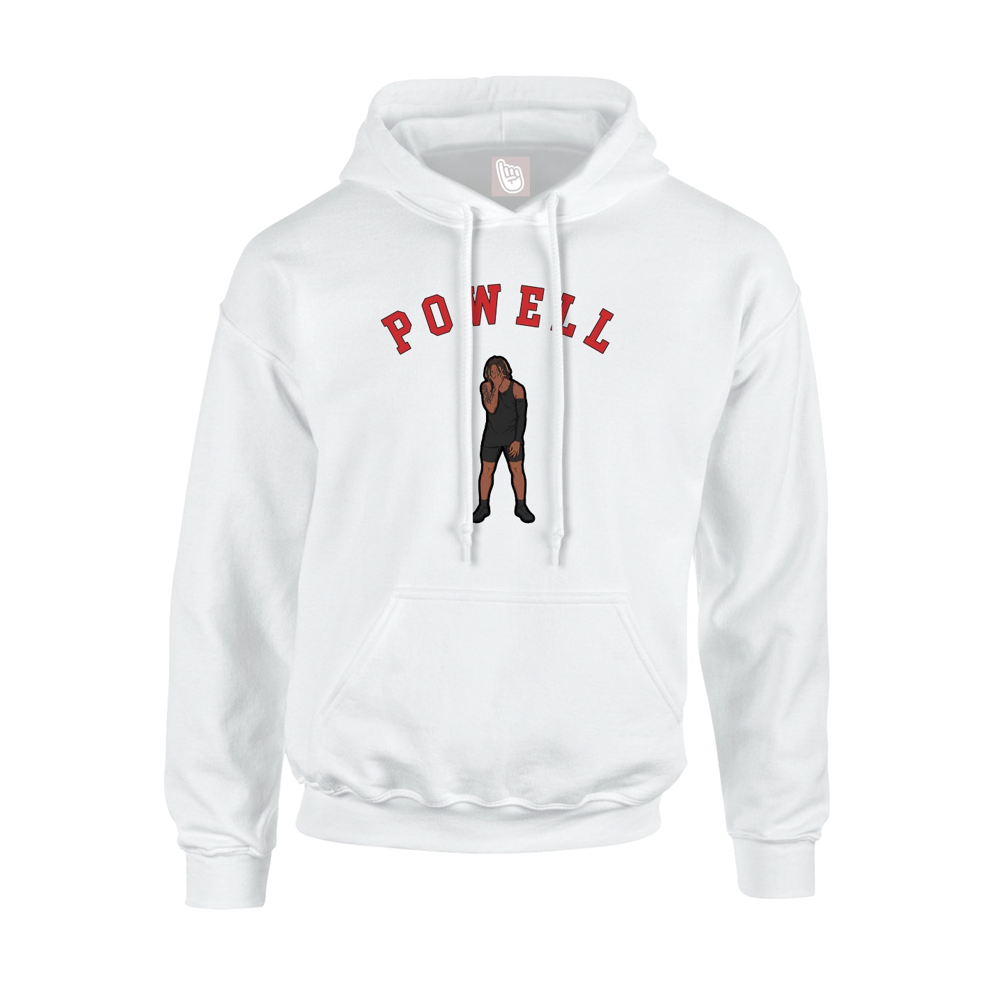 Hoodie — Shirsey Arch in White