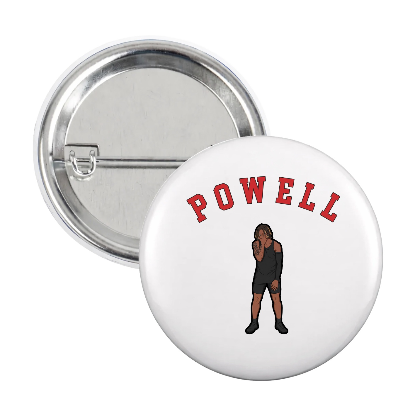 Game Day Button — Shirsey Arch in White