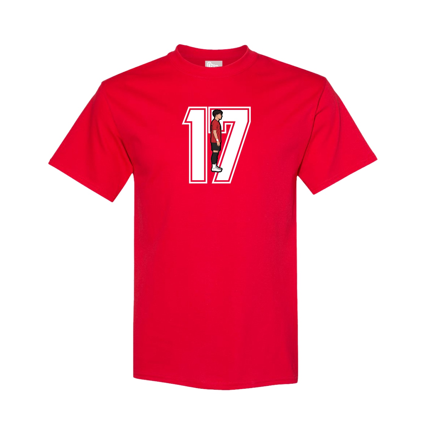 Tee — Number in Red