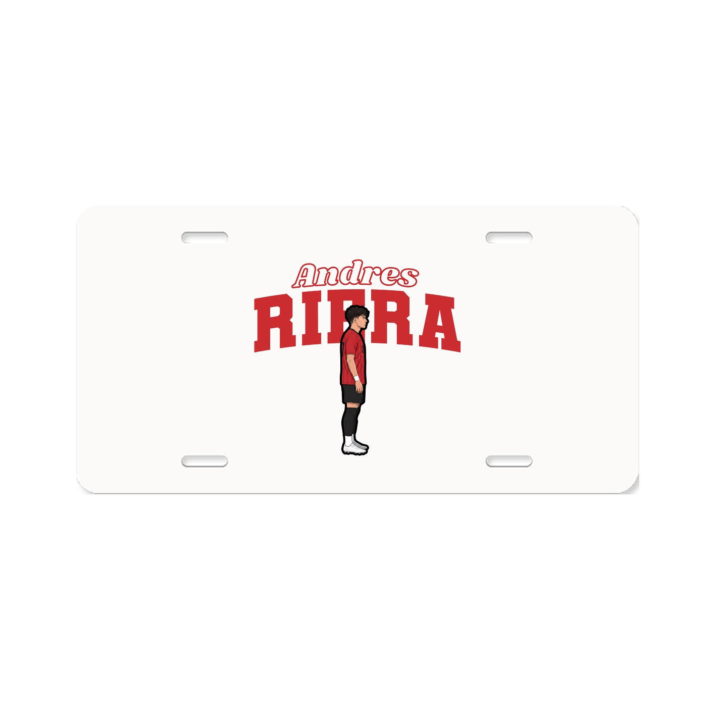 License Plate — Name Arch in Classic