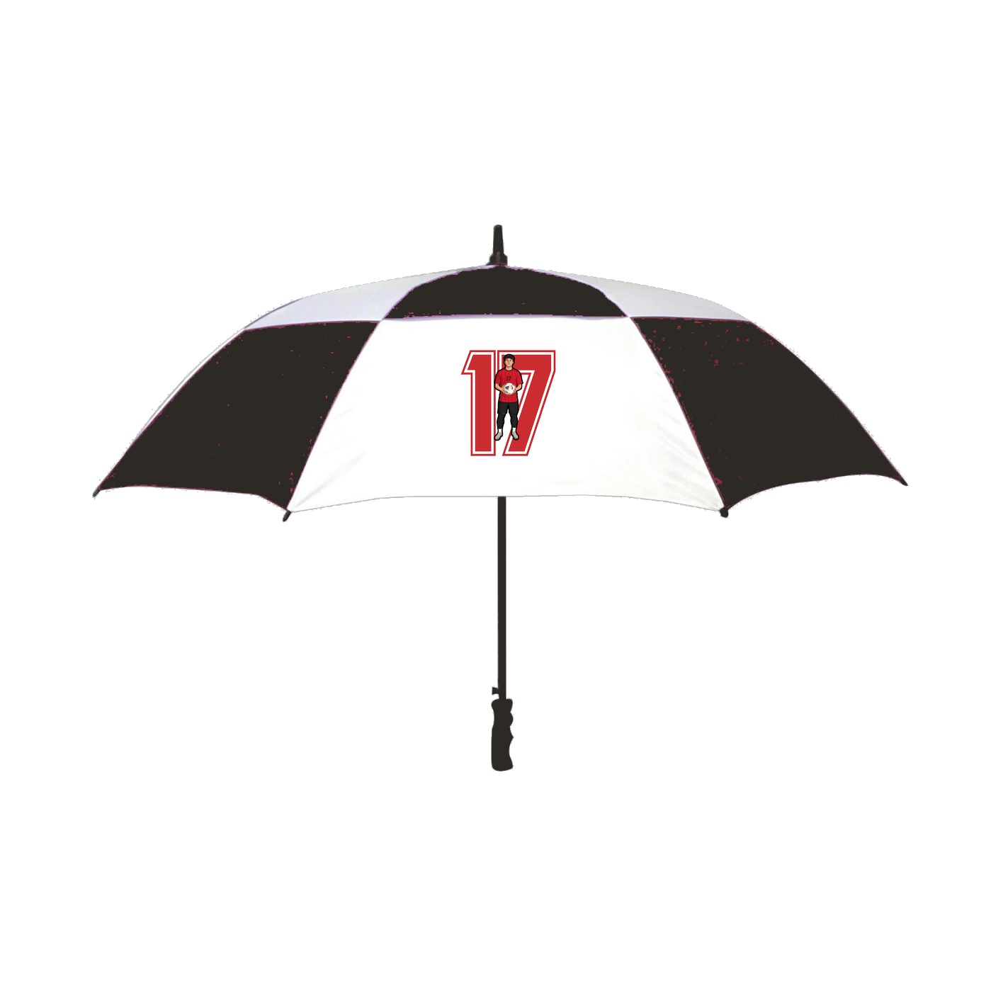 Golf Umbrella — Number in Black