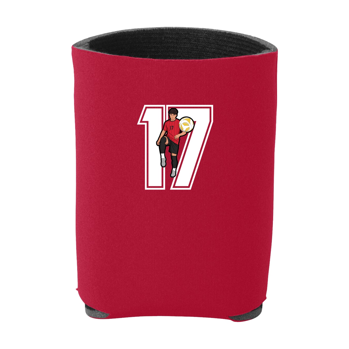 Can Holder — Number in Red