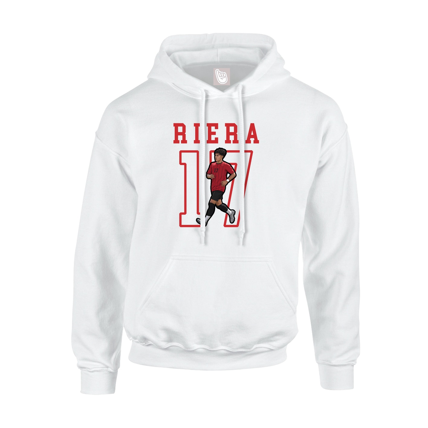Hoodie — Shirsey in White