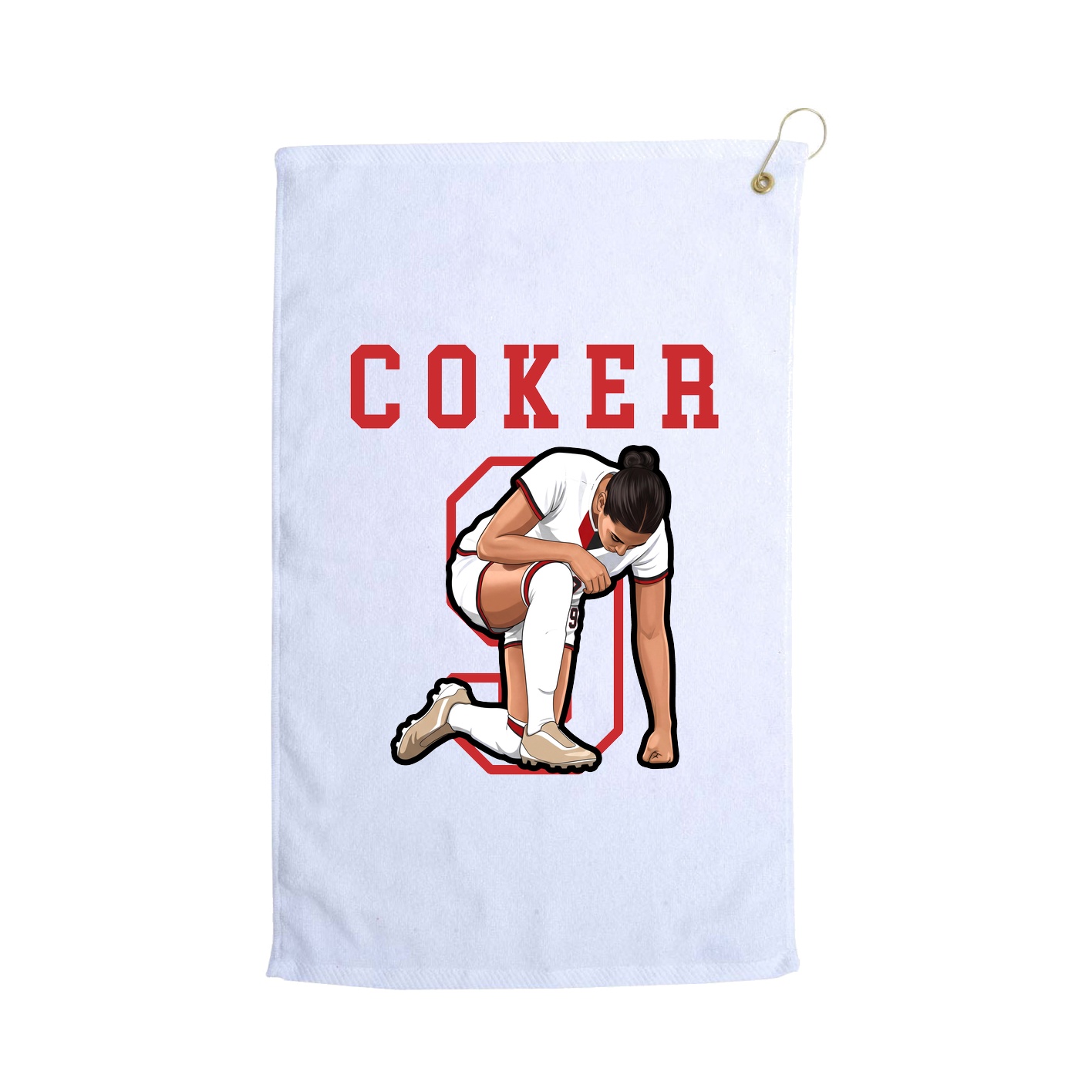 Golf Towel — Shirsey in White