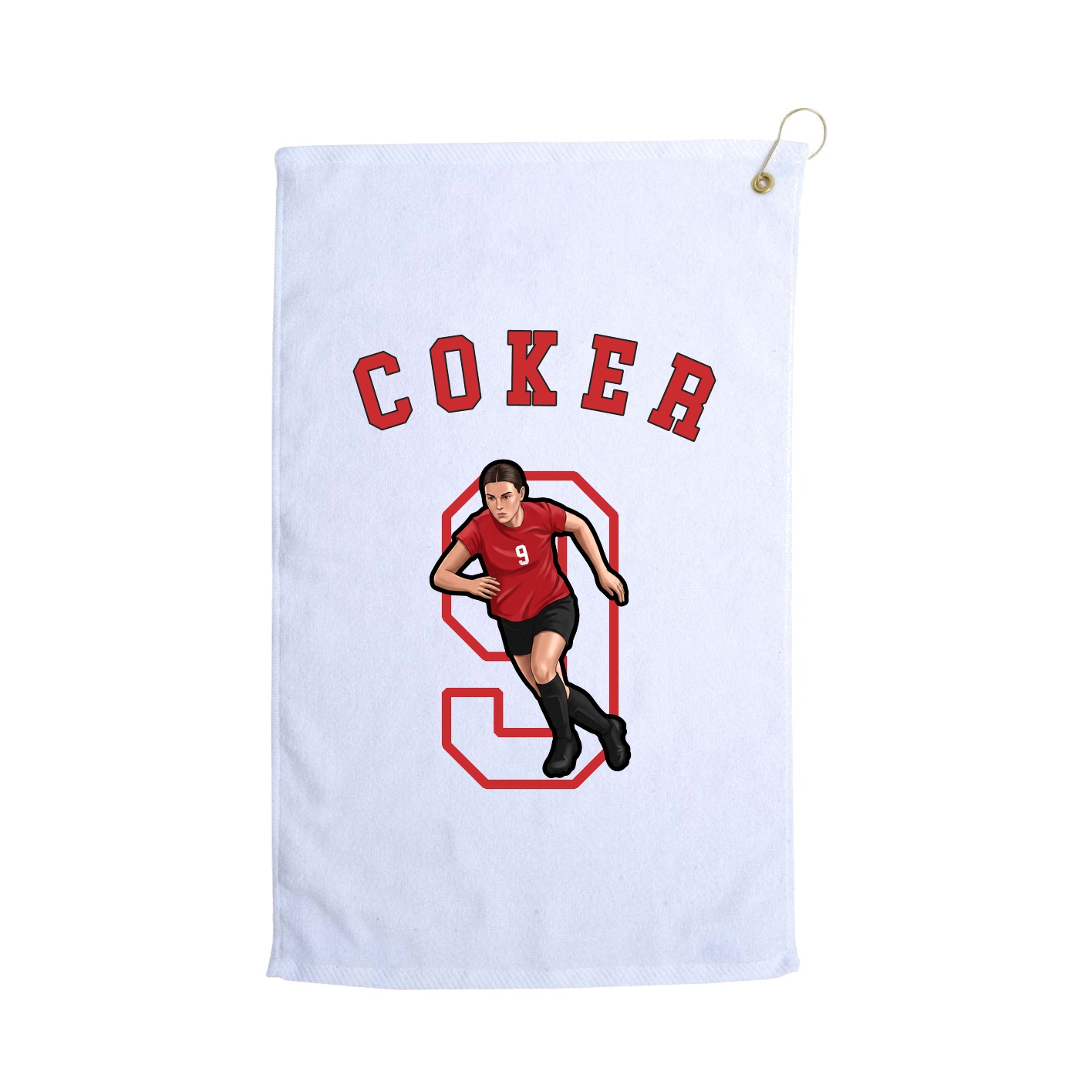 Golf Towel — Shirsey Arch in White
