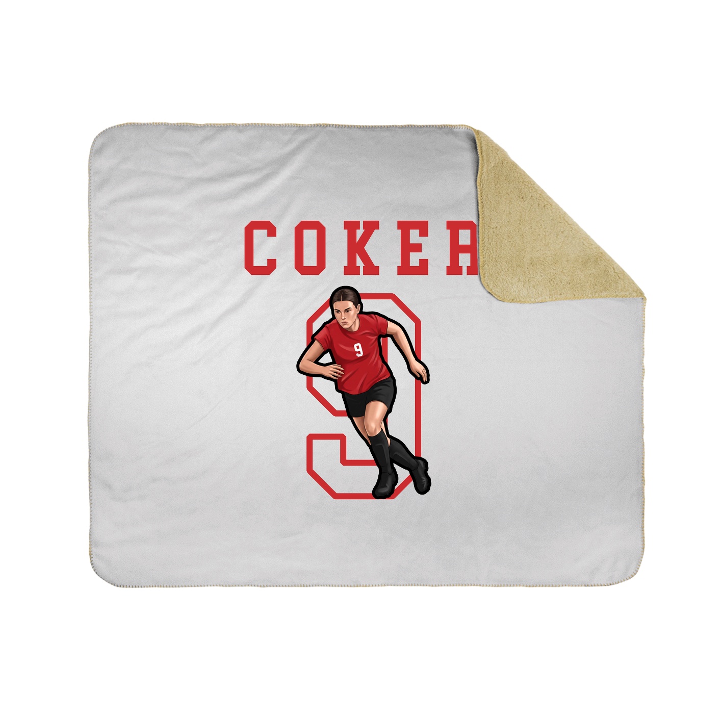 Throw Blanket — Shirsey in White