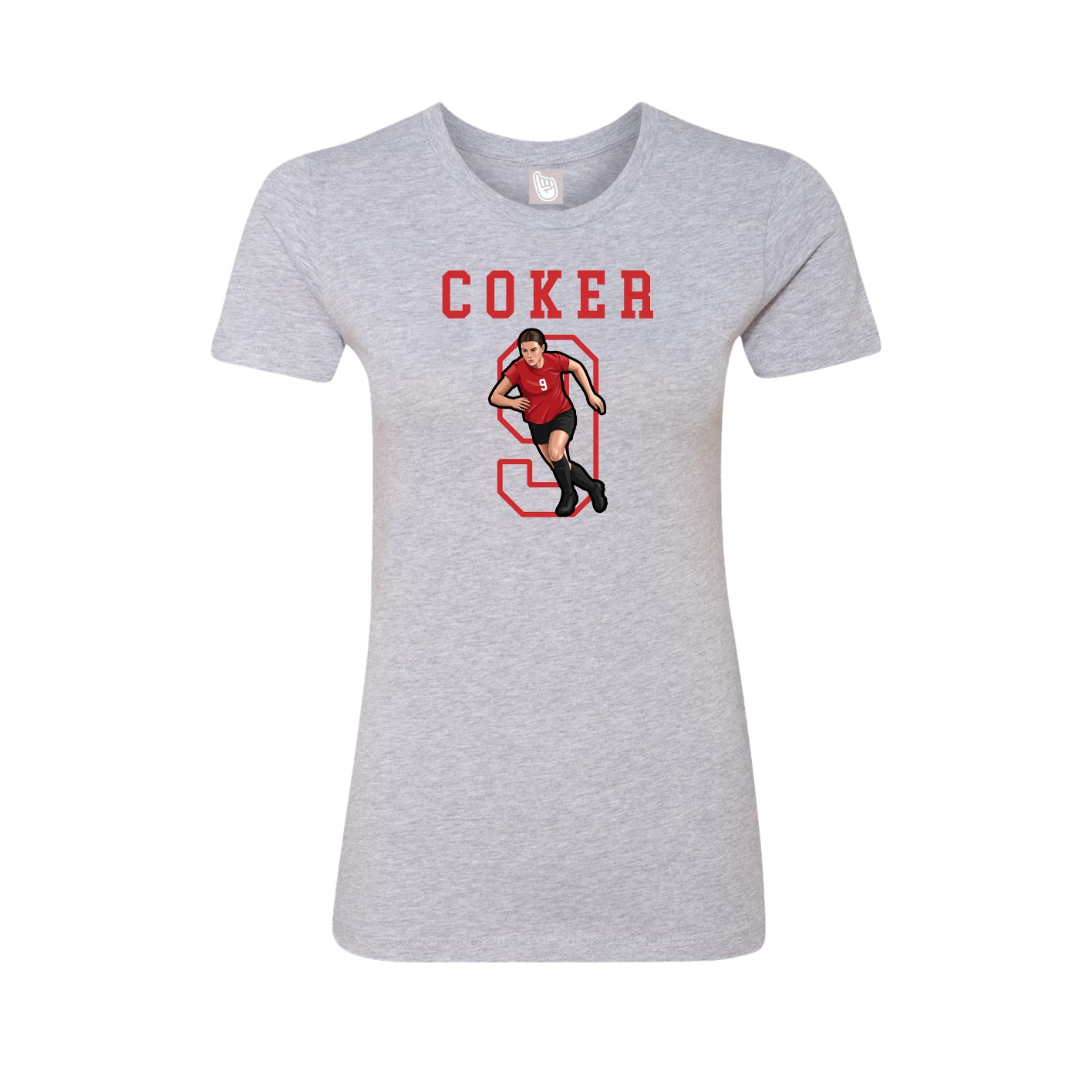 Fitted Women's Tee — Shirsey in Grey